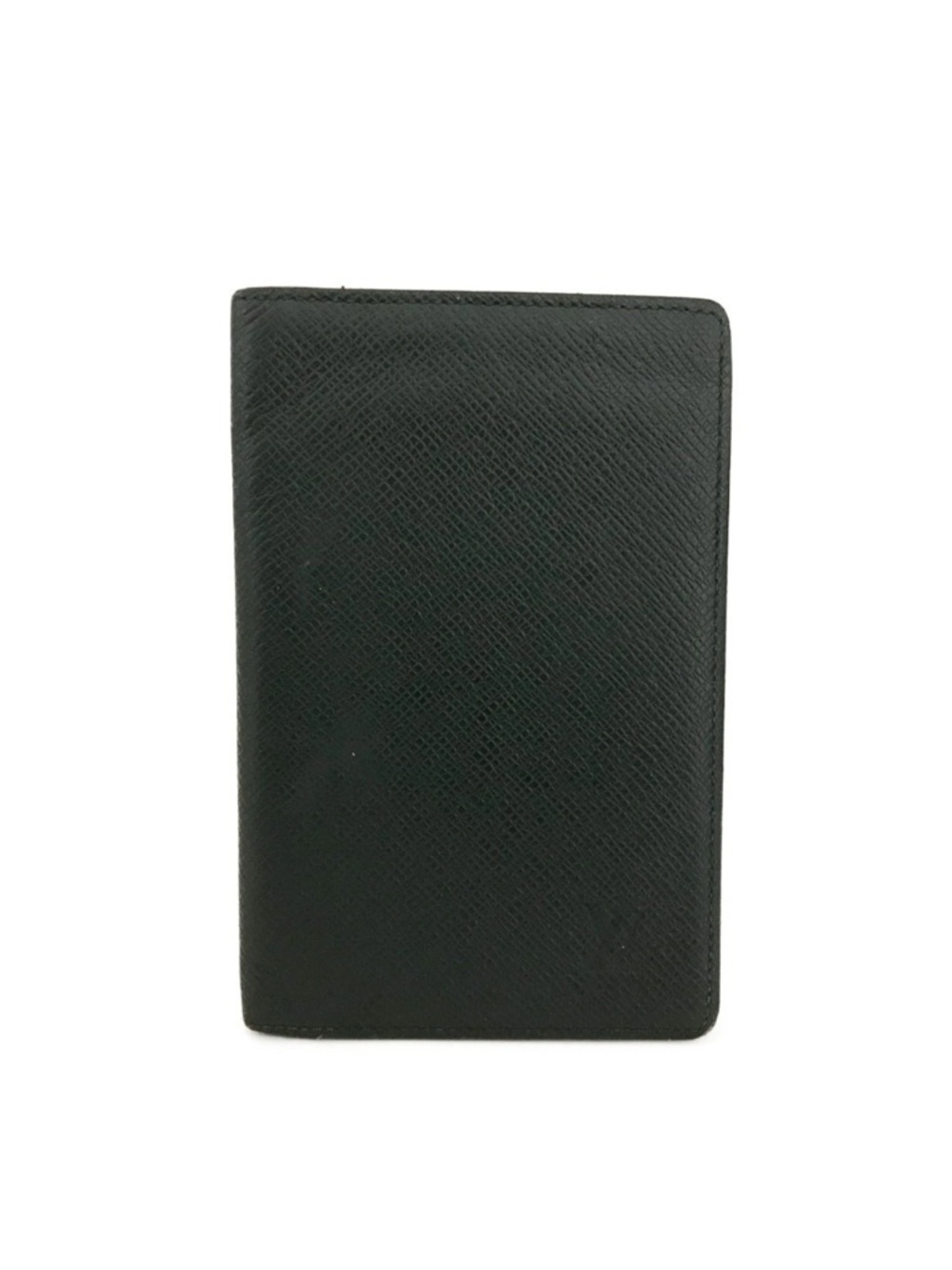 Louis Vuitton Black Textured Leather Key & Card Holder